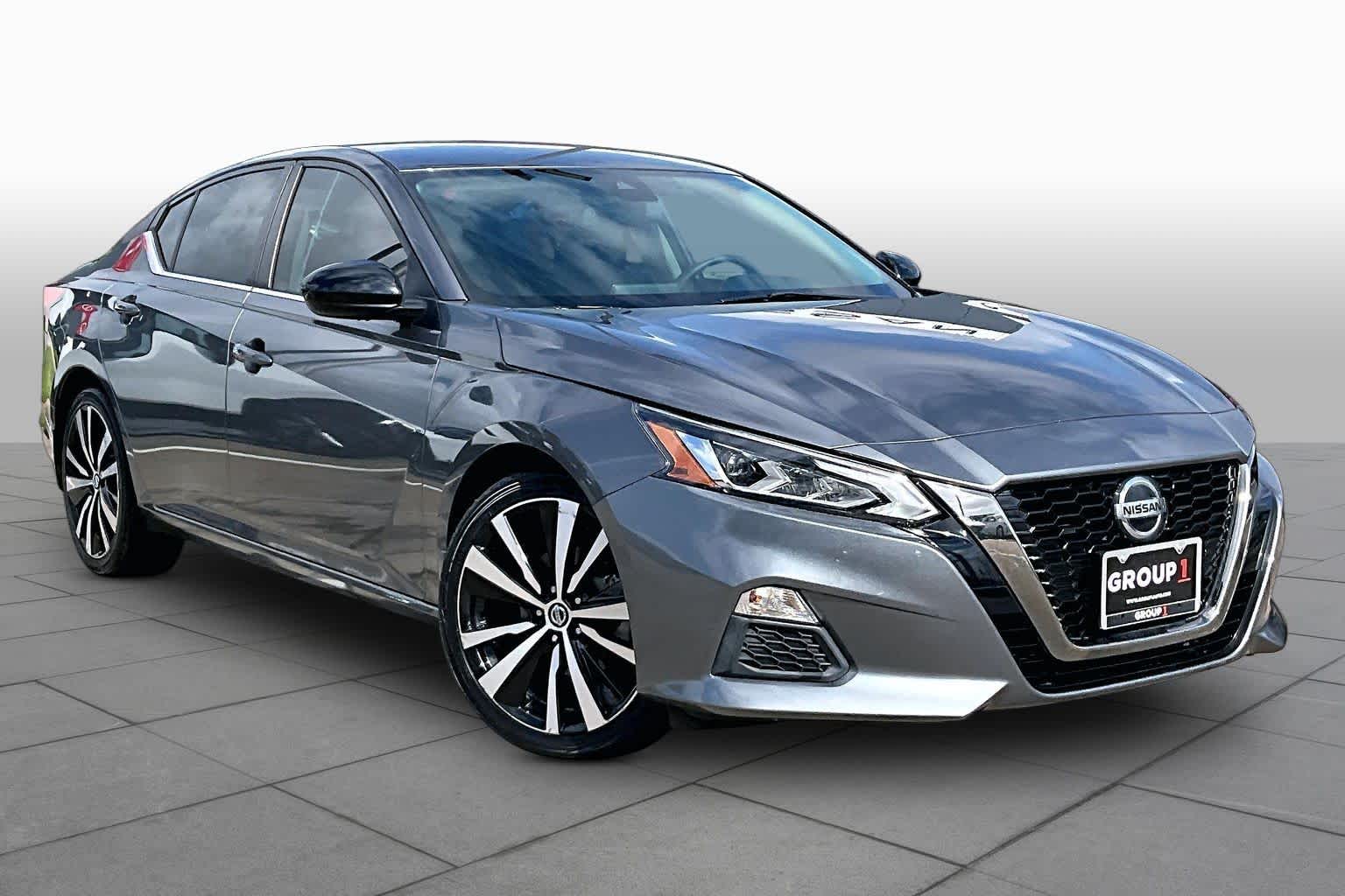 2021 Nissan Altima 2.5 SR Gun Metallic at Tomball Chrysler Dodge Jeep Ram