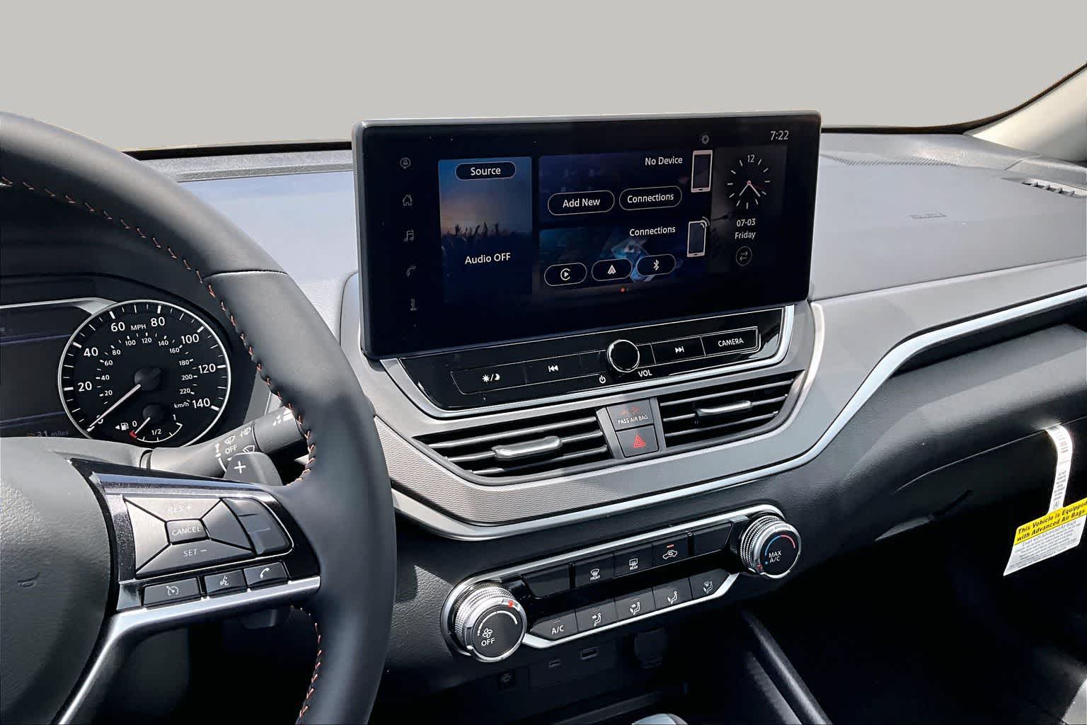 2026 Nissan Altima SR Gray Sky Pearl/Super Black at Sterling McCall Nissan