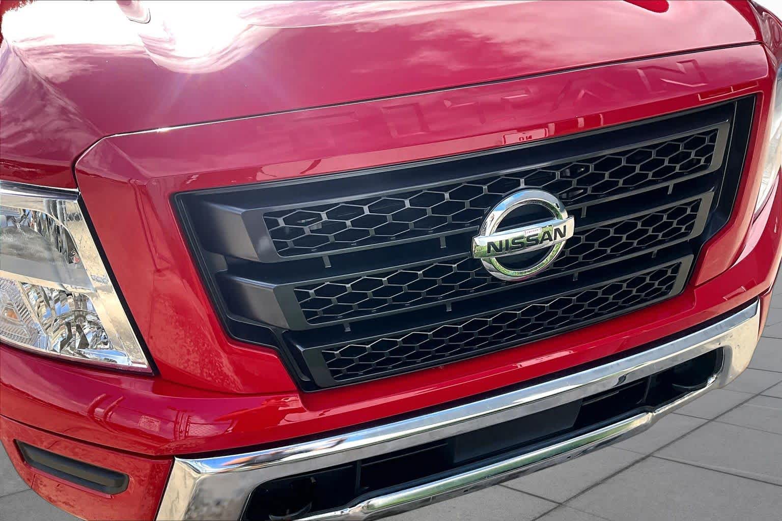 2024 Nissan Titan SV Red Alert at Sterling McCall Nissan