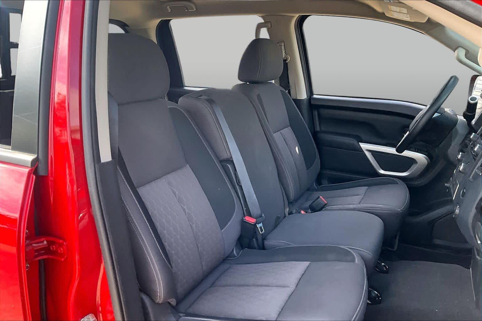 2024 Nissan Titan SV Red Alert at Sterling McCall Nissan