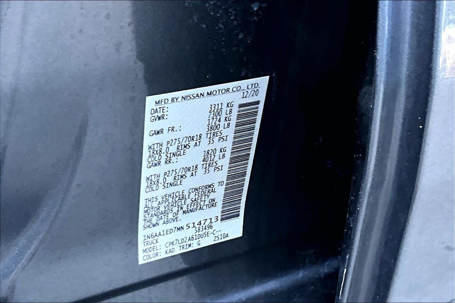 2021 Nissan Titan PRO-4X Gun Metallic at Ron Craft Chevrolet Cadillac