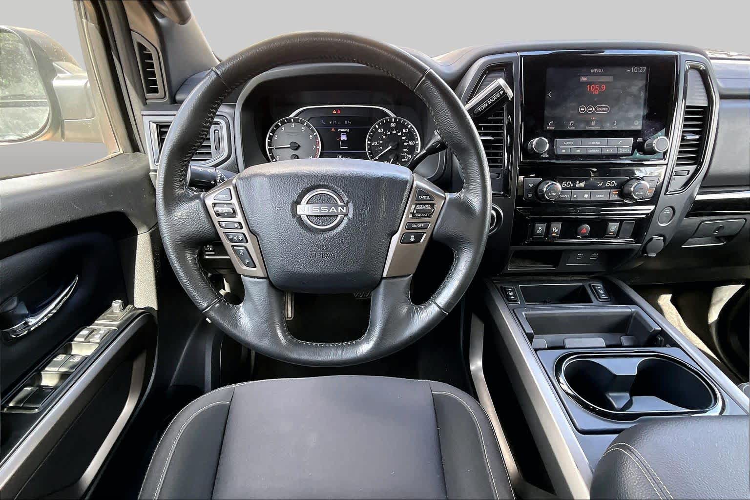2024 Nissan Titan SV Tactical Green Metallic at Baytown Ford