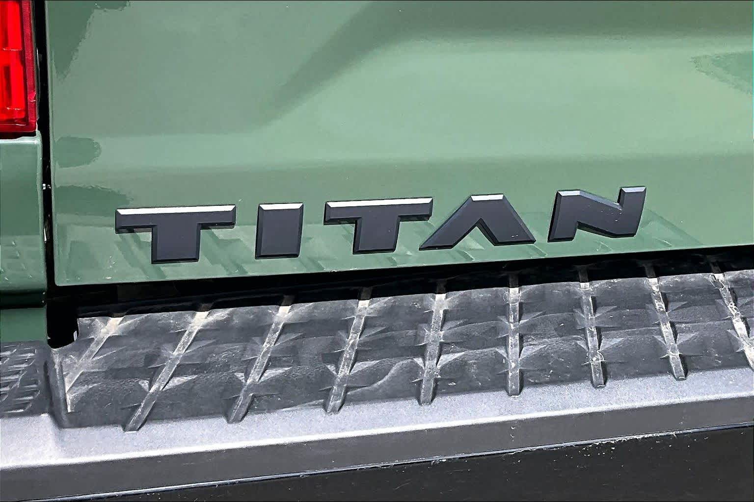 2024 Nissan Titan SV Tactical Green Metallic at Baytown Ford