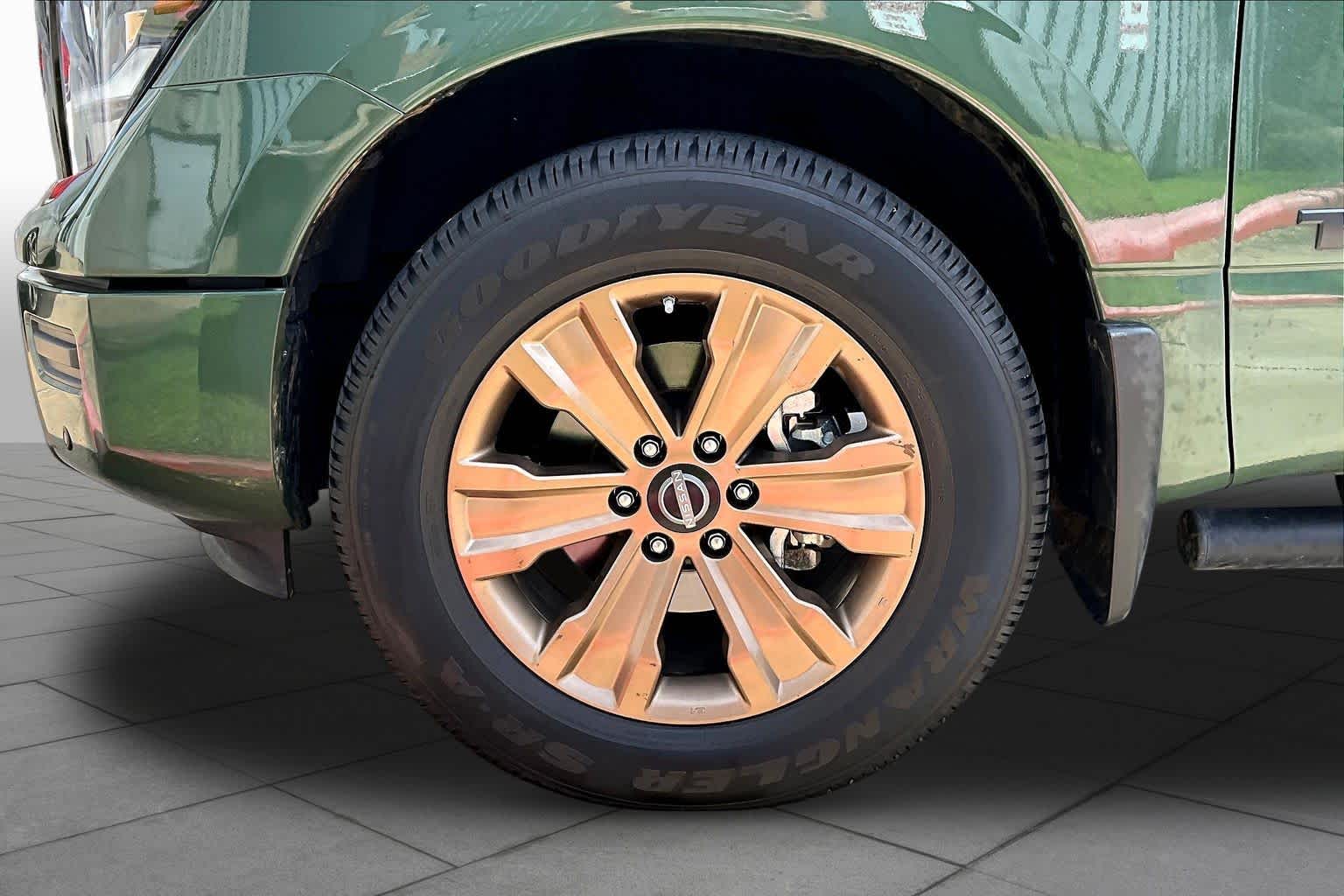 2024 Nissan Titan SV Tactical Green Metallic at Baytown Ford