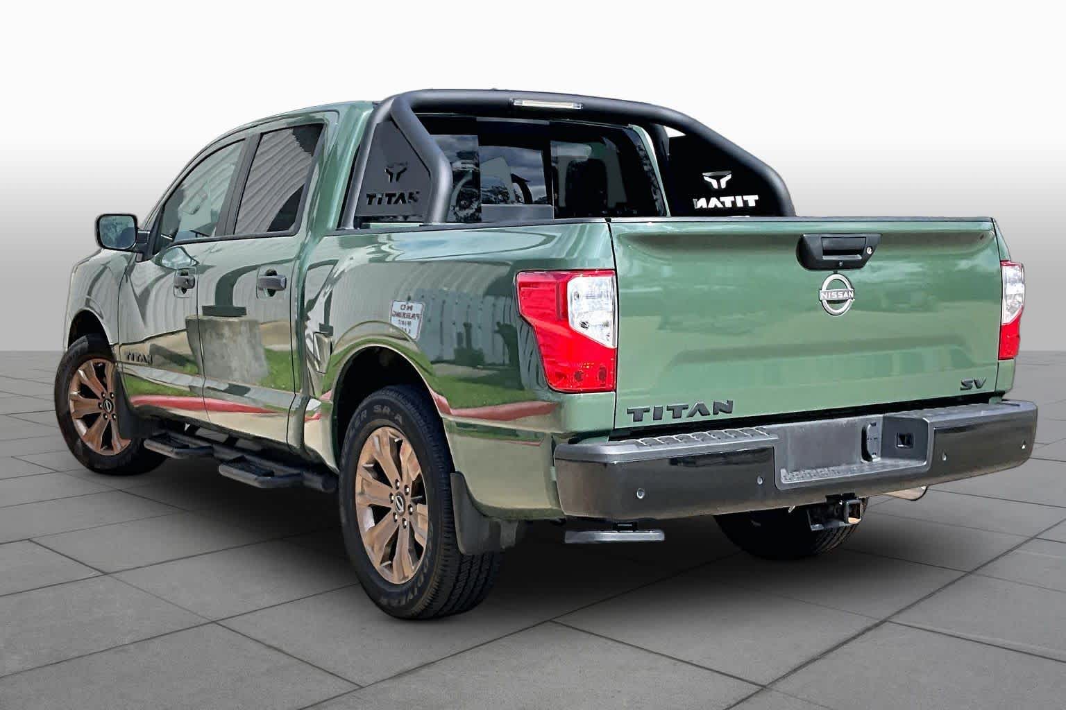 2024 Nissan Titan SV Tactical Green Metallic at Baytown Ford