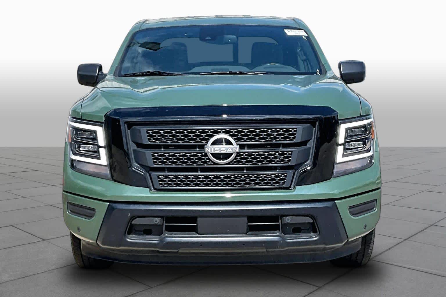 2024 Nissan Titan SV Tactical Green Metallic at Baytown Ford