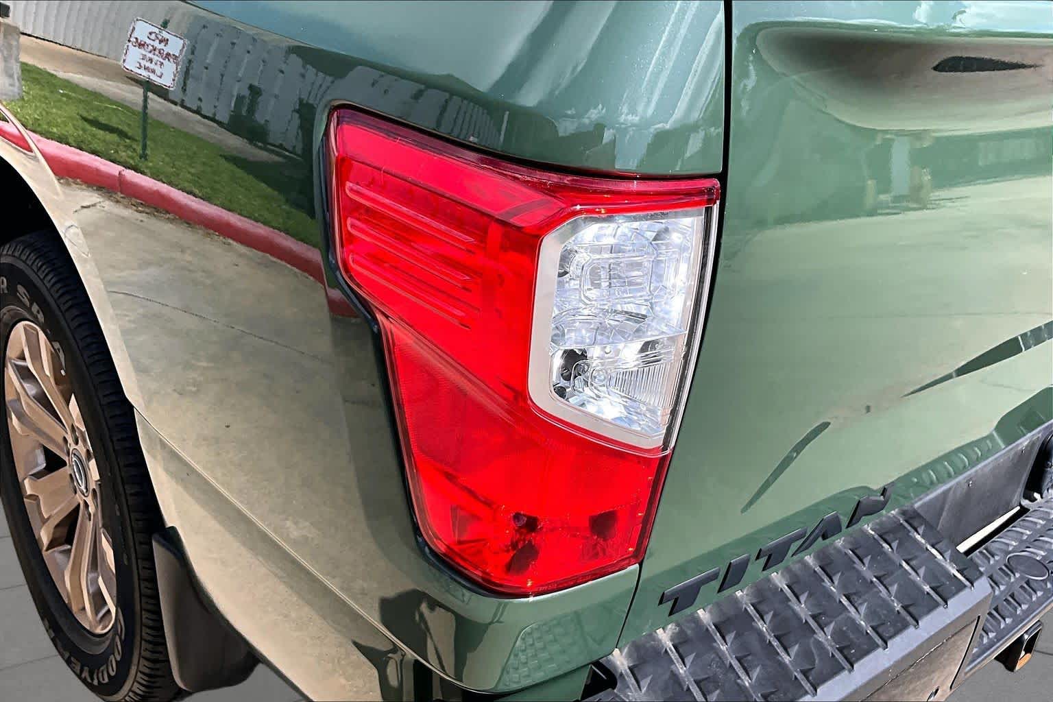 2024 Nissan Titan SV Tactical Green Metallic at Baytown Ford