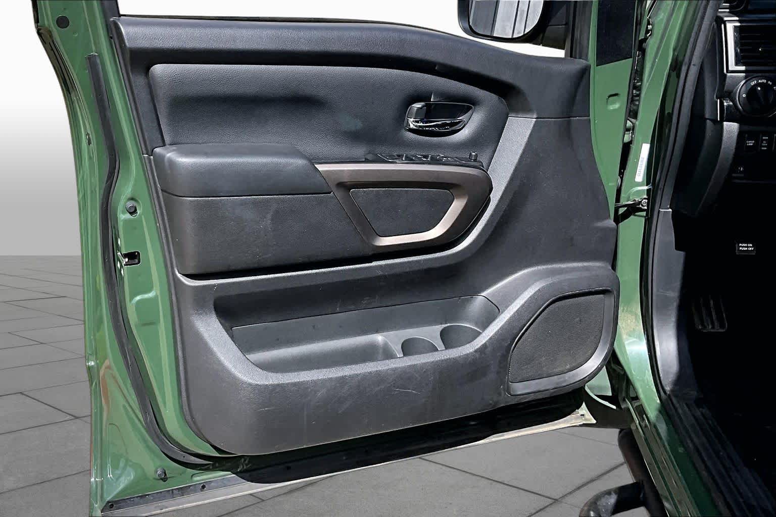 2024 Nissan Titan SV Tactical Green Metallic at Baytown Ford