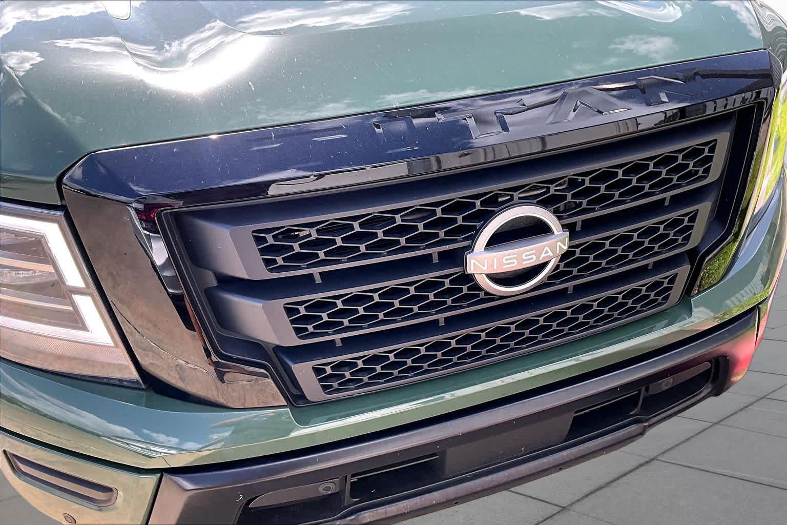 2024 Nissan Titan SV Tactical Green Metallic at Baytown Ford