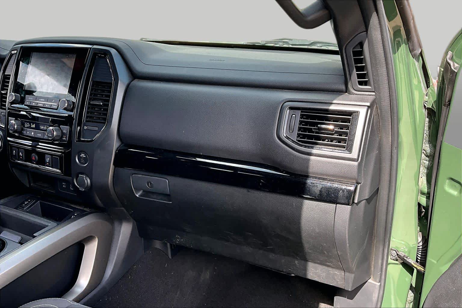 2024 Nissan Titan SV Tactical Green Metallic at Baytown Ford