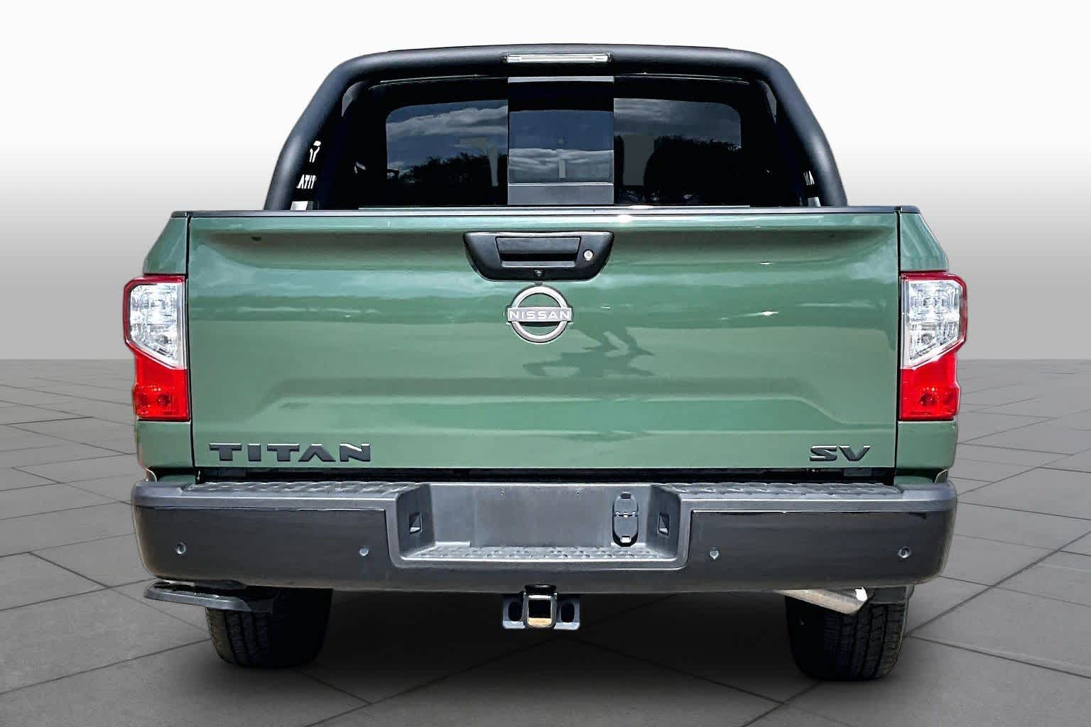 2024 Nissan Titan SV Tactical Green Metallic at Baytown Ford