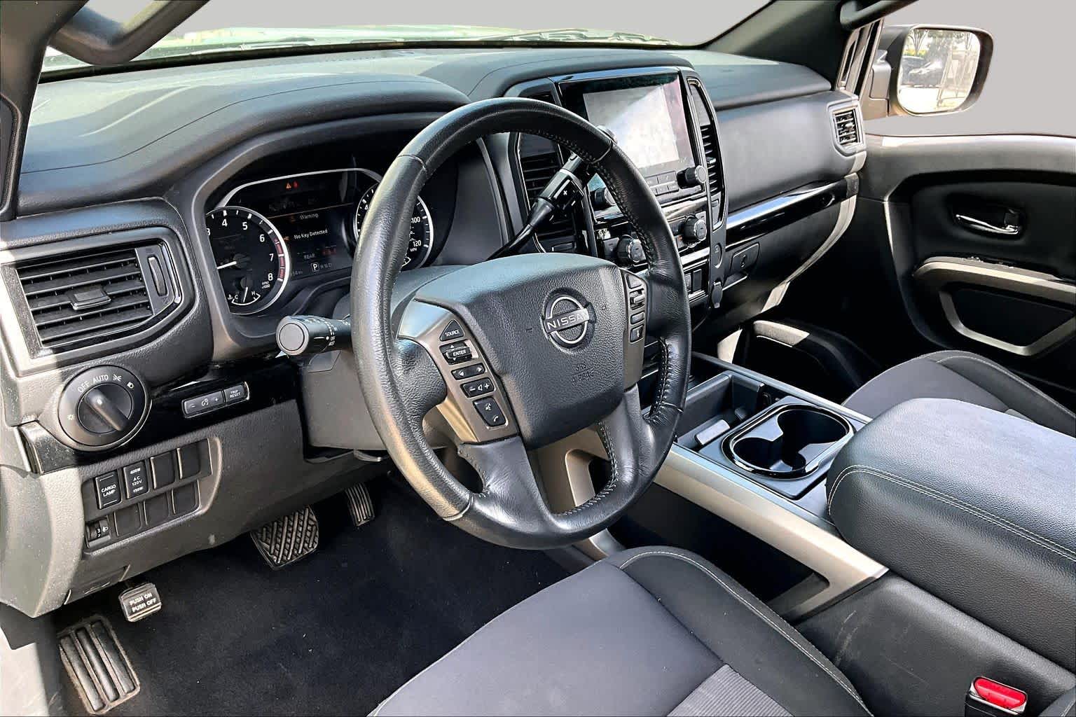 2024 Nissan Titan SV Tactical Green Metallic at Baytown Ford