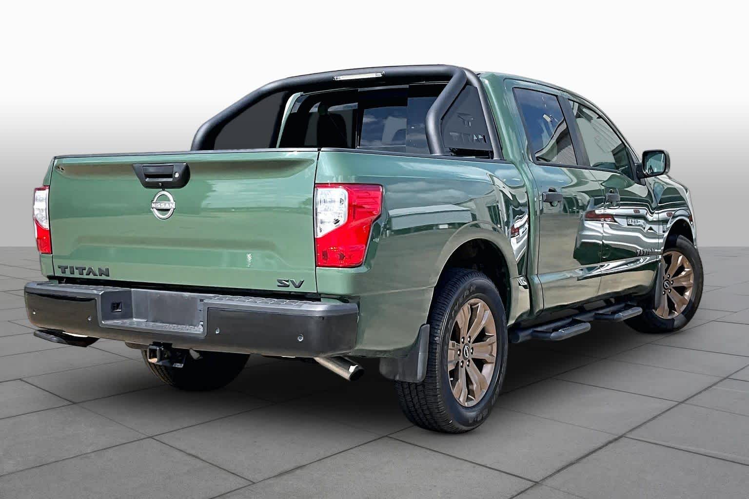2024 Nissan Titan SV Tactical Green Metallic at Baytown Ford