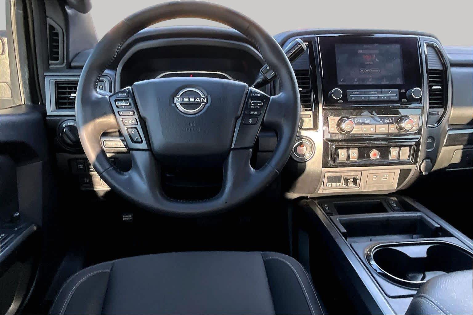 2023 Nissan Titan SV Glacier White at Beck & Masten Kia