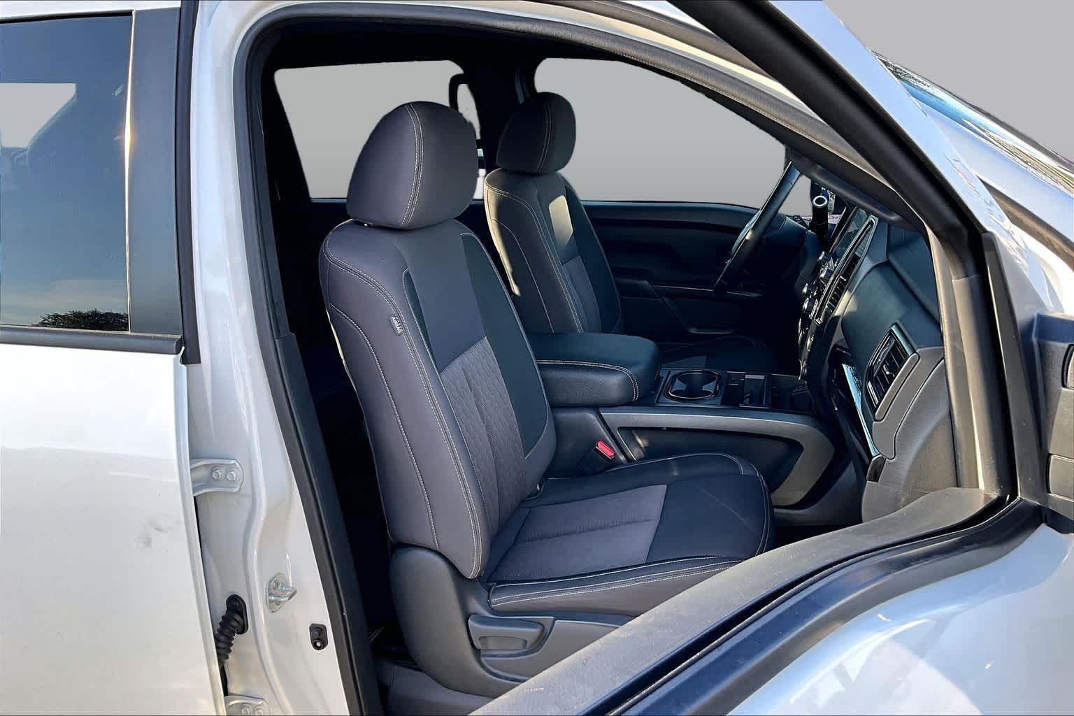 2023 Nissan Titan SV Glacier White at Beck & Masten Kia