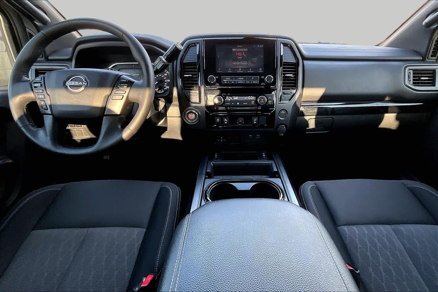 2023 Nissan Titan SV Glacier White at Beck & Masten Kia