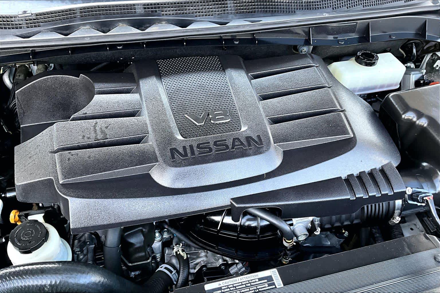 2023 Nissan Titan SV Glacier White at Beck & Masten Kia