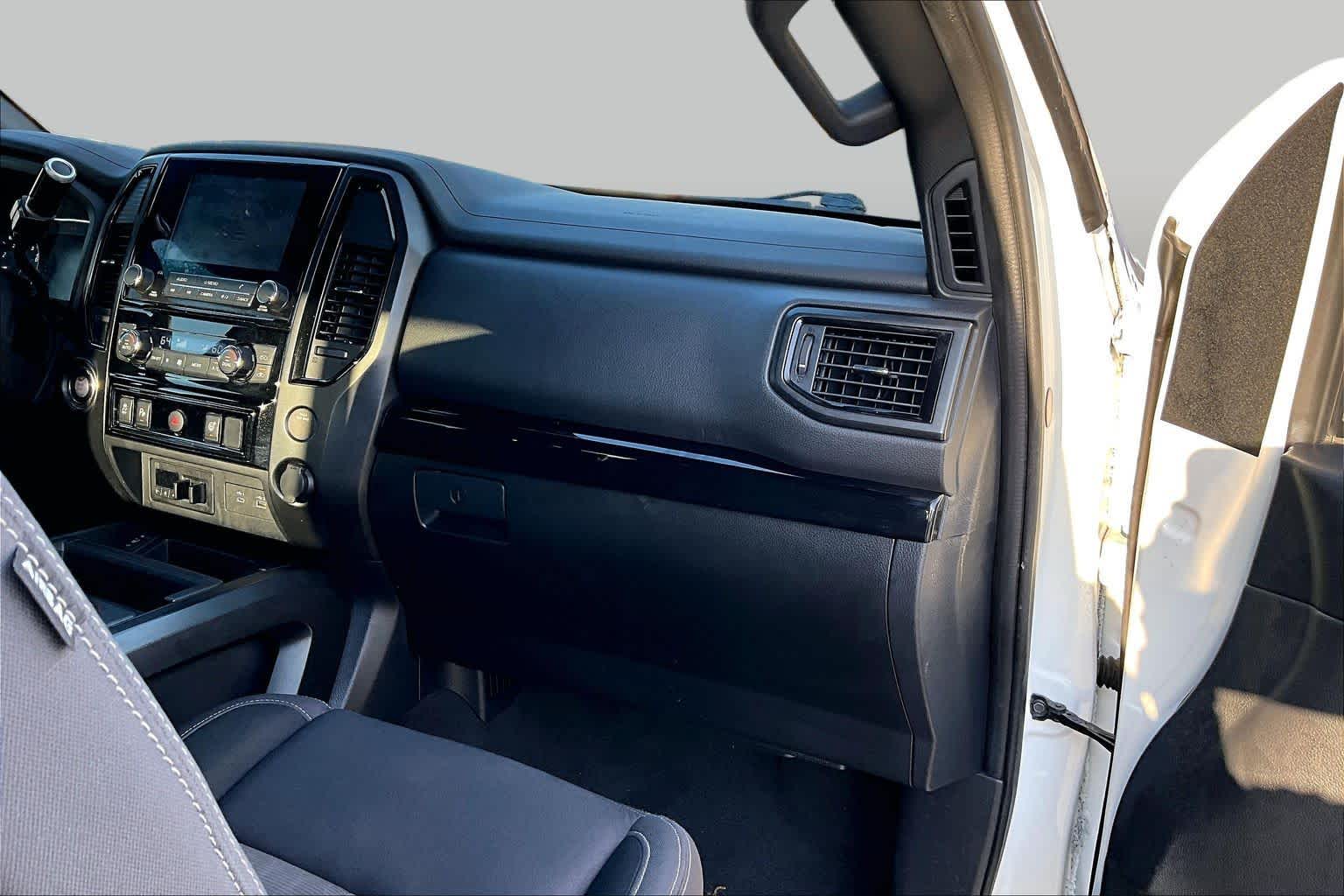 2023 Nissan Titan SV Glacier White at Beck & Masten Kia