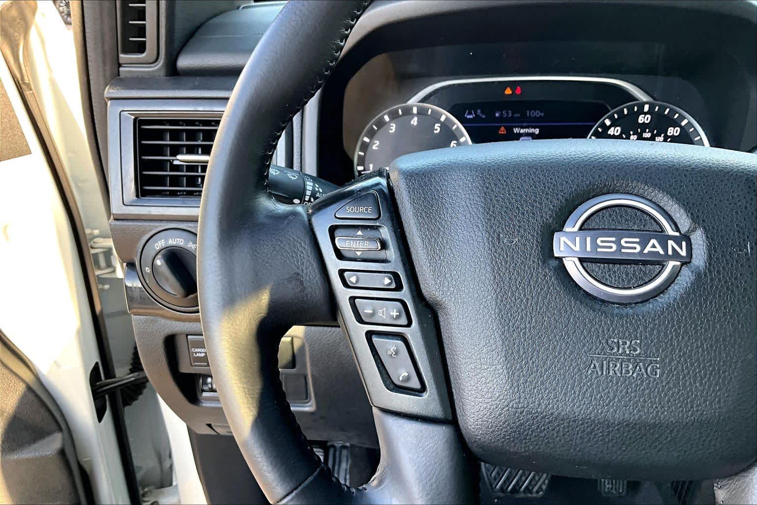 2023 Nissan Titan SV Glacier White at Beck & Masten Kia