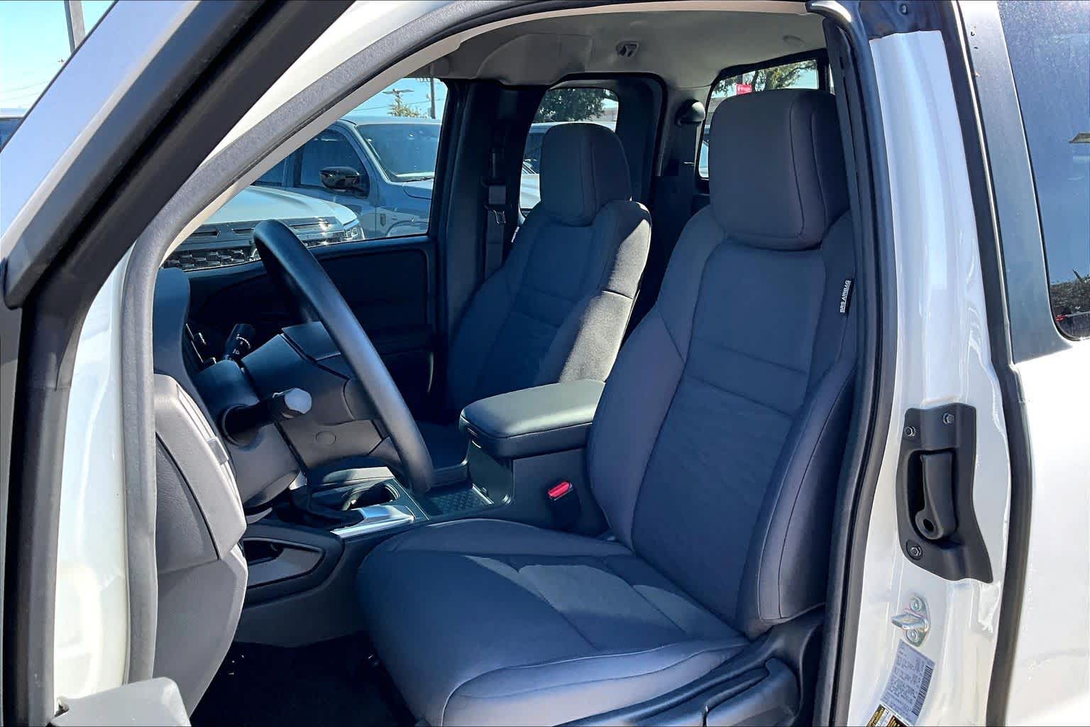 2025 Nissan Frontier S Glacier White at Tomball Ford