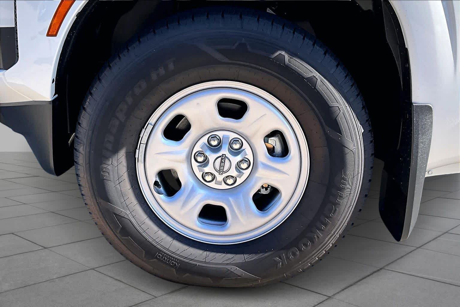 2025 Nissan Frontier S Glacier White at Tomball Ford