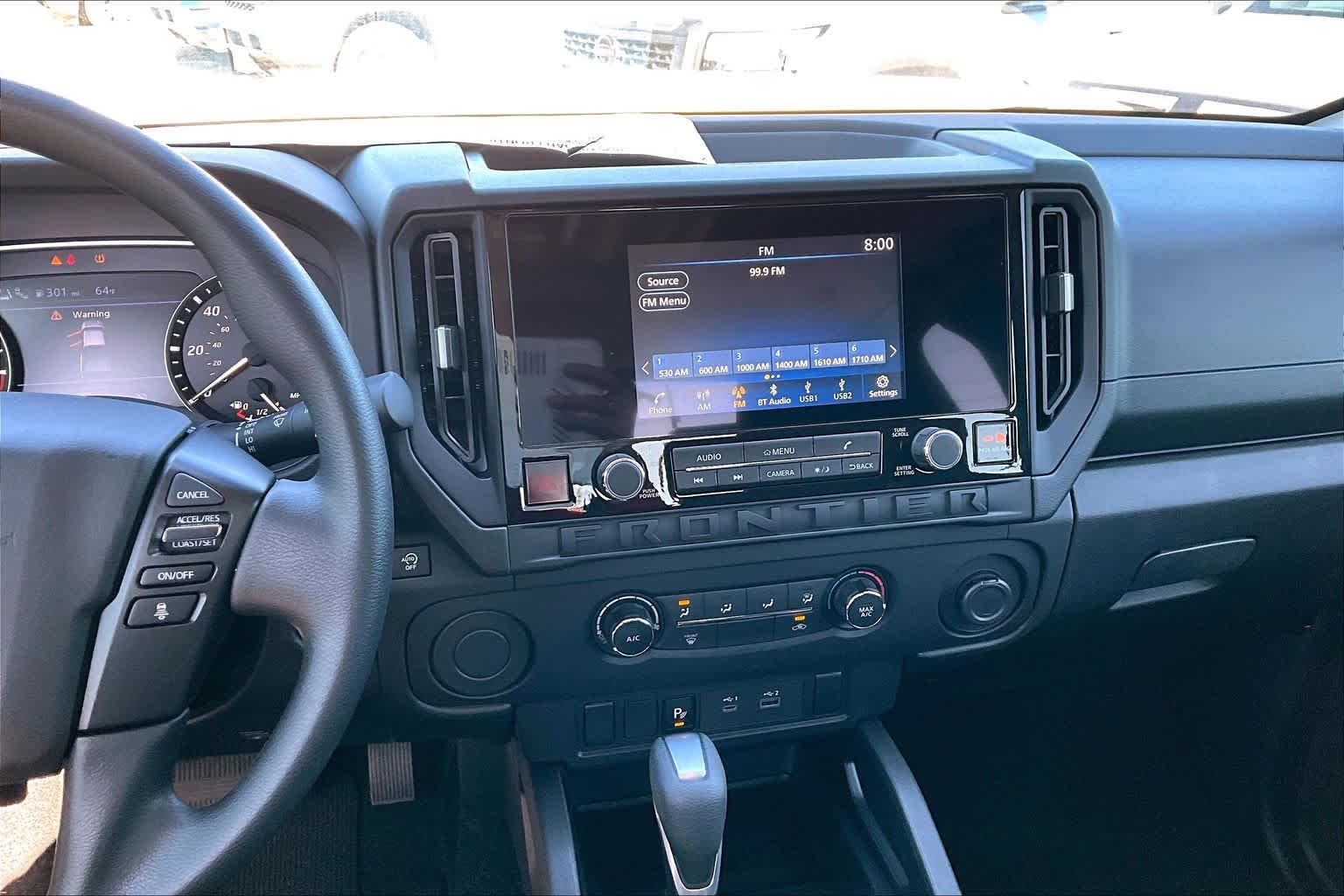 2025 Nissan Frontier S Glacier White at Tomball Ford