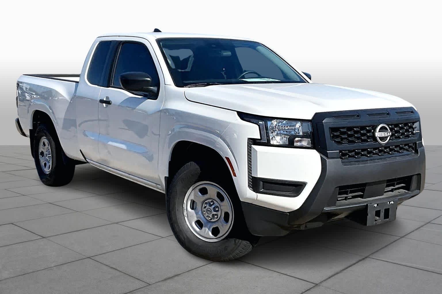 2025 Nissan Frontier S Glacier White at Tomball Ford
