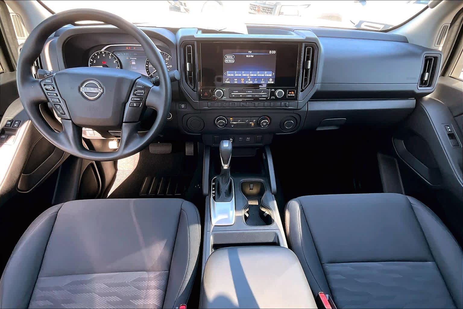 2025 Nissan Frontier S Glacier White at Tomball Ford