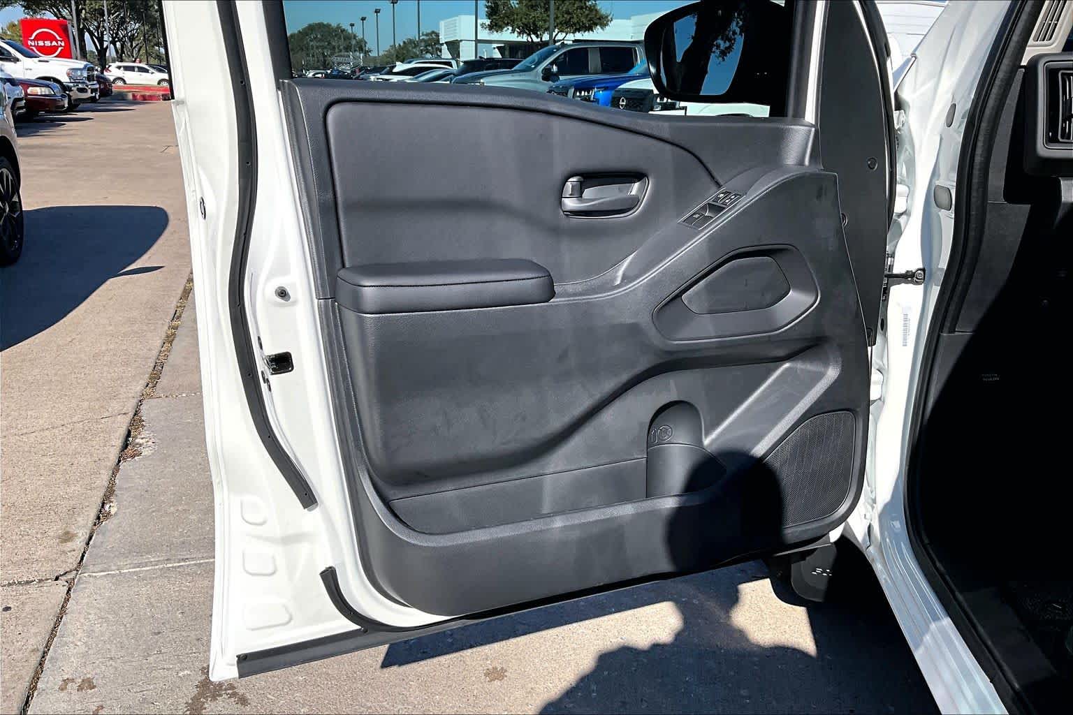2025 Nissan Frontier S Glacier White at Tomball Ford