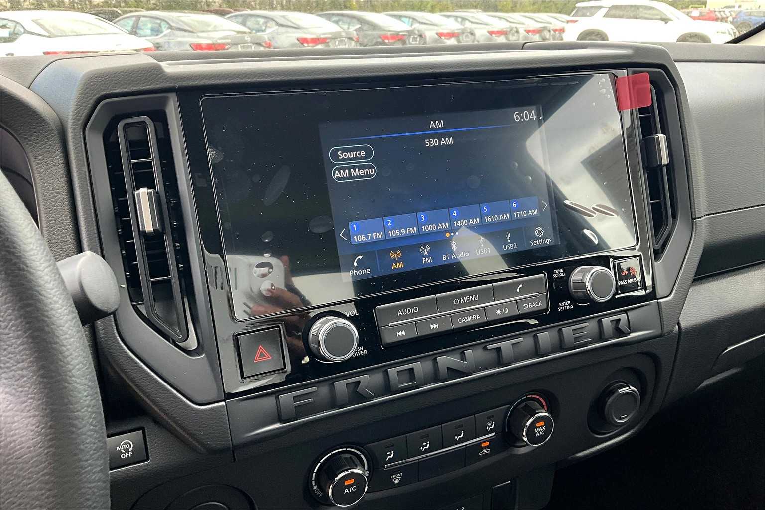 2026 Nissan Frontier S Glacier White at Sterling McCall Nissan