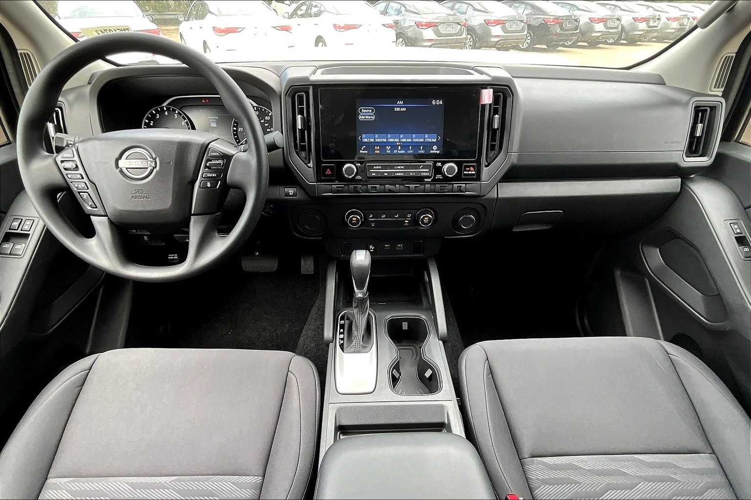 2026 Nissan Frontier S Glacier White at Sterling McCall Nissan