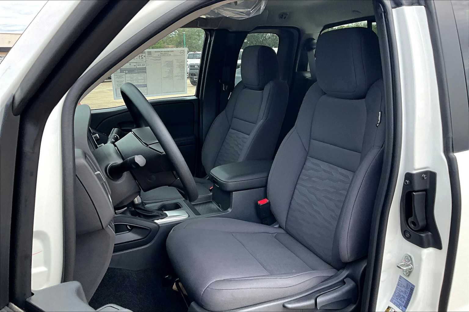 2026 Nissan Frontier S Glacier White at Sterling McCall Nissan