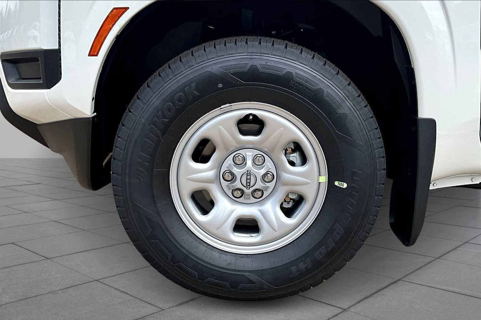 2026 Nissan Frontier S Glacier White at Sterling McCall Nissan