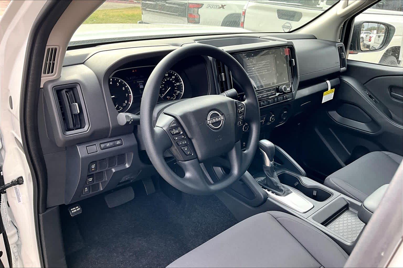 2026 Nissan Frontier S Glacier White at Sterling McCall Nissan