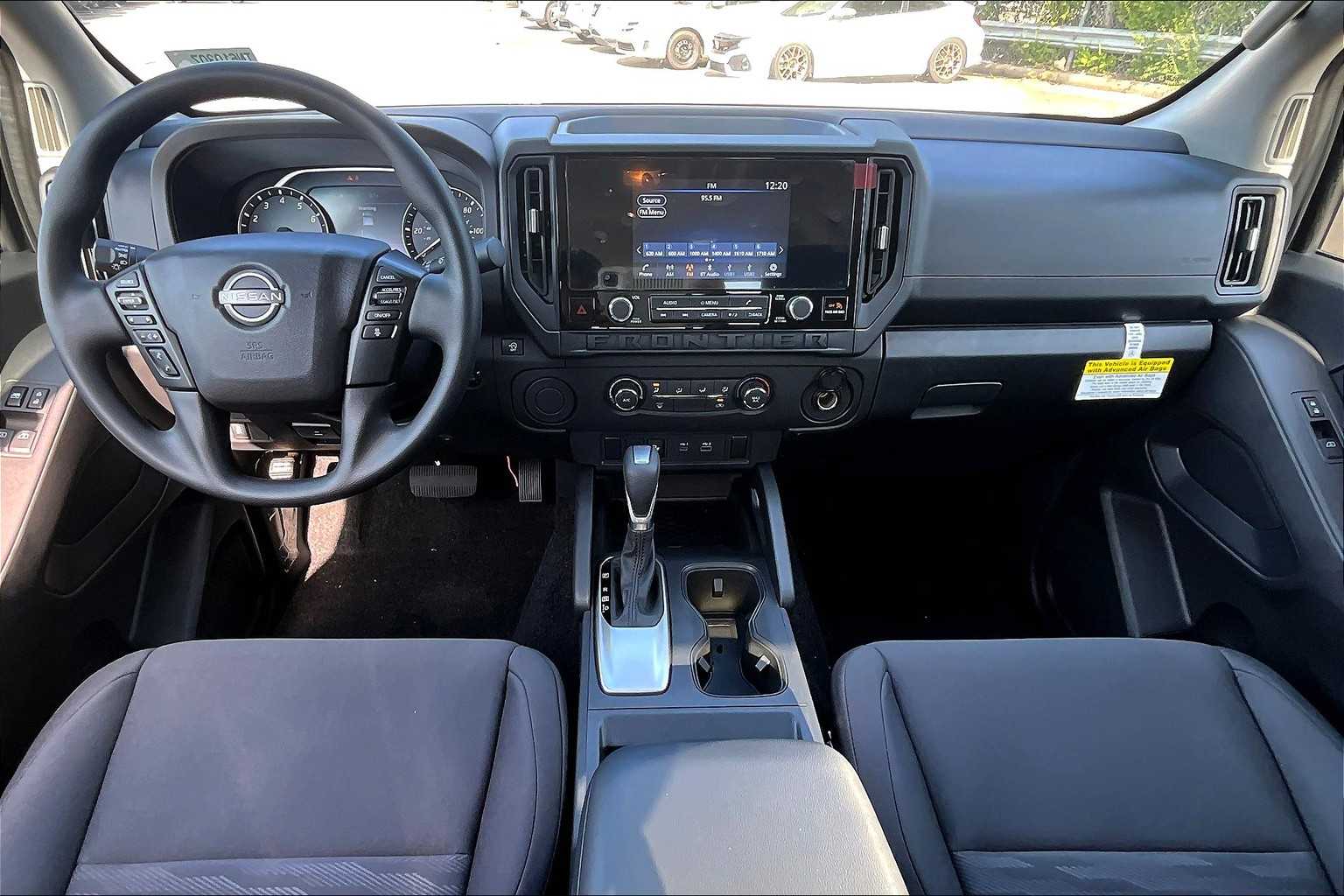 2026 Nissan Frontier S Glacier White at Sterling McCall Nissan