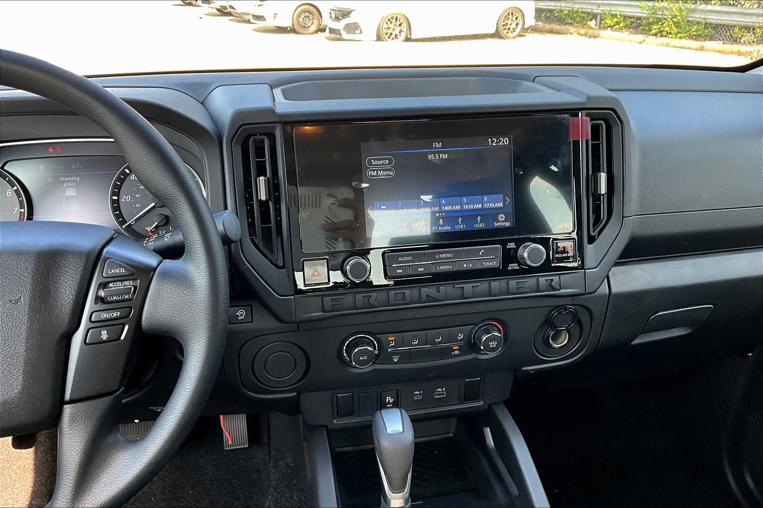 2026 Nissan Frontier S Glacier White at Sterling McCall Nissan
