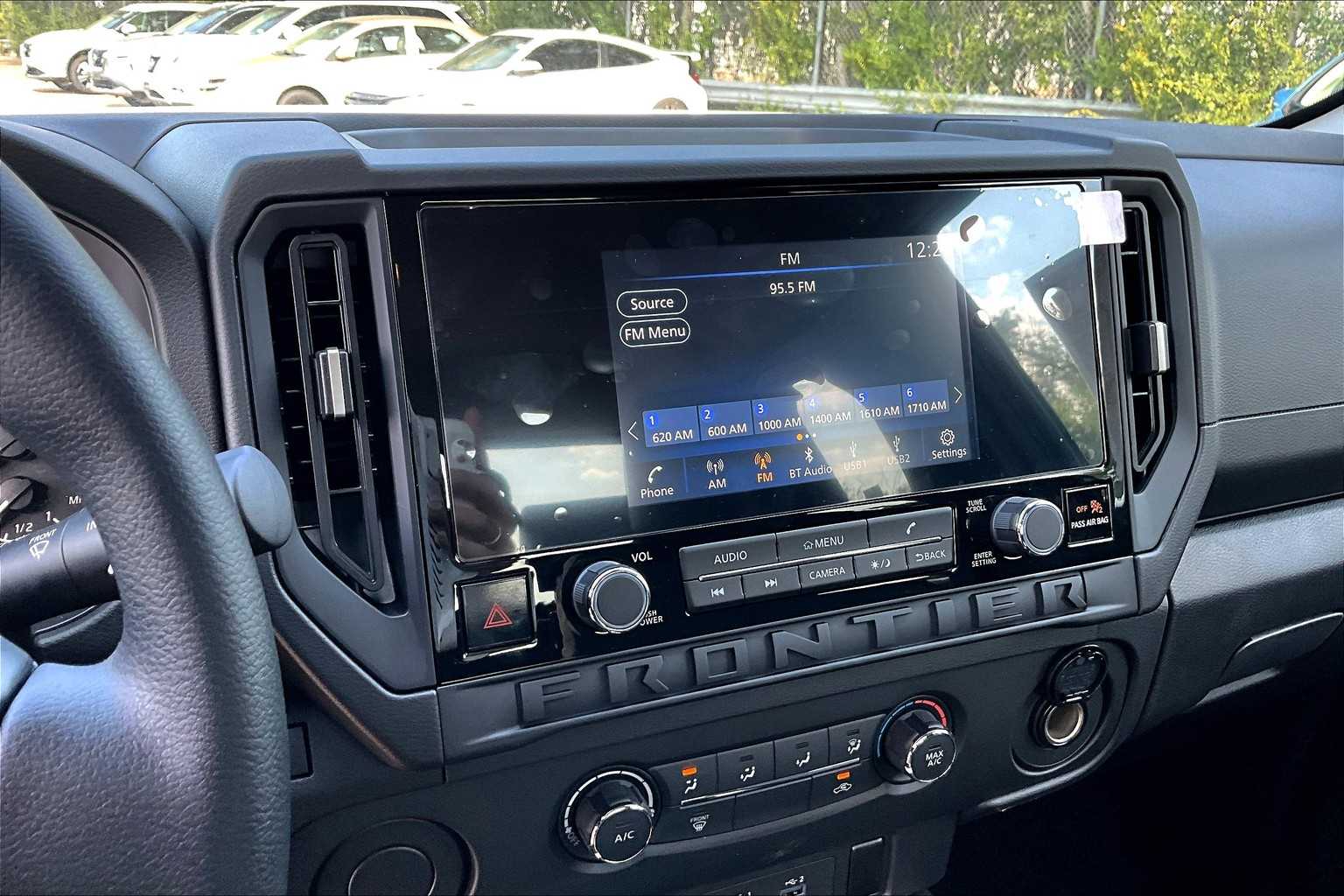 2026 Nissan Frontier S Glacier White at Sterling McCall Nissan