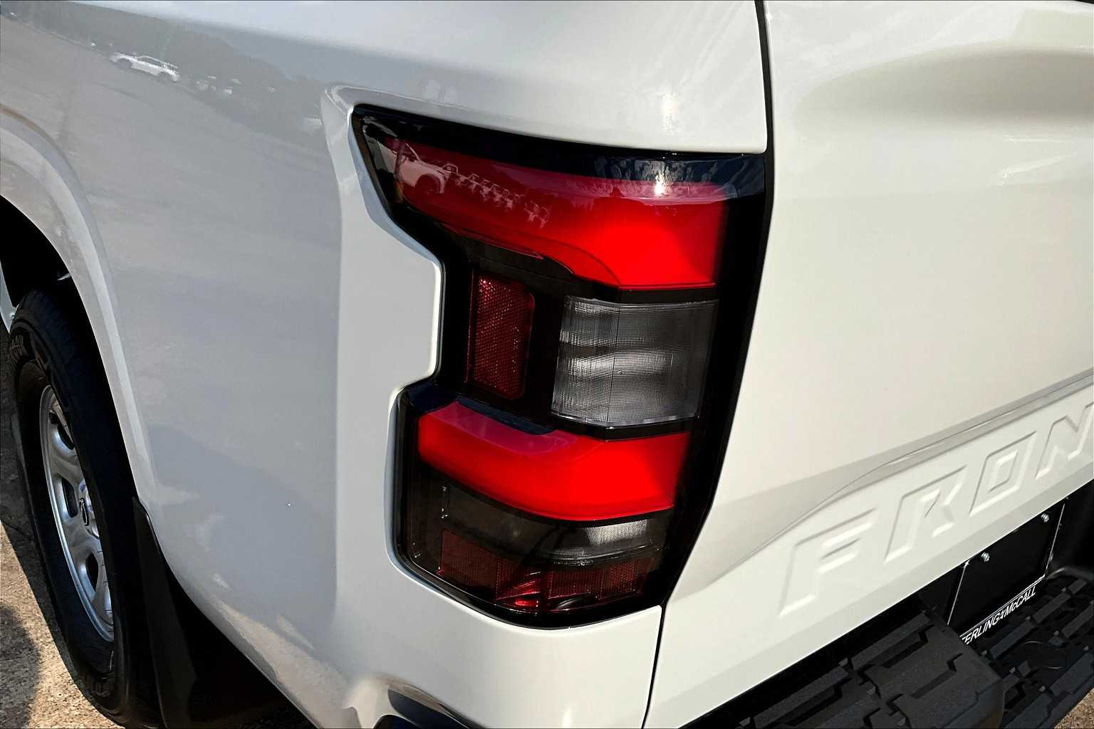 2026 Nissan Frontier S Glacier White at Sterling McCall Nissan