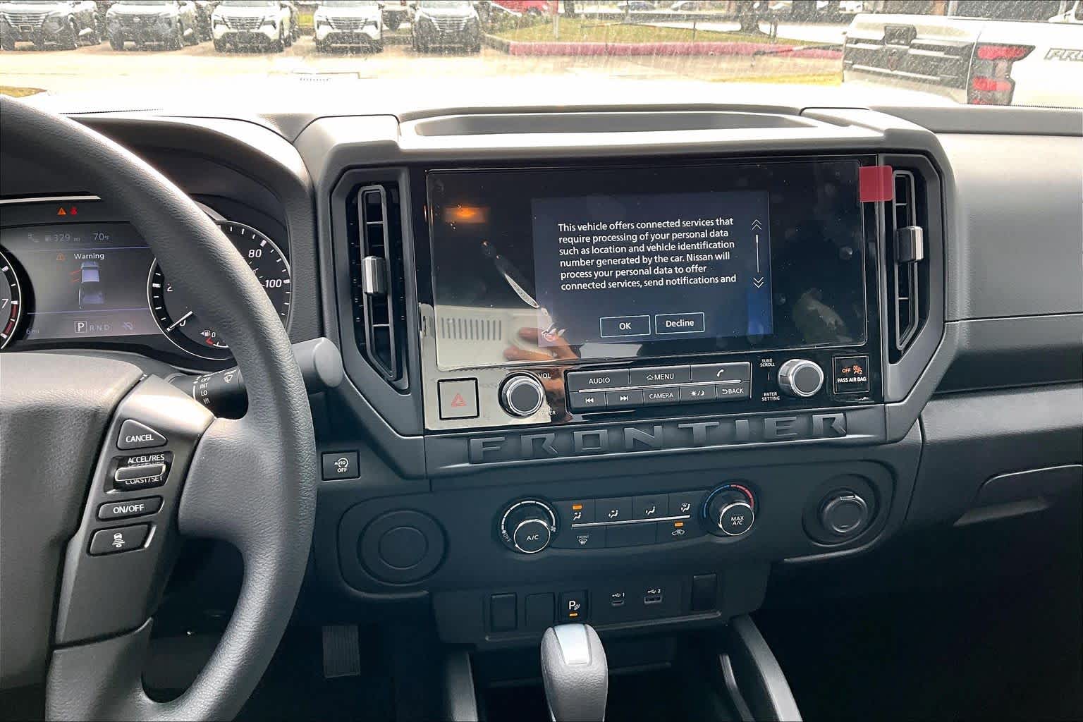 2026 Nissan Frontier S Glacier White at Sterling McCall Nissan