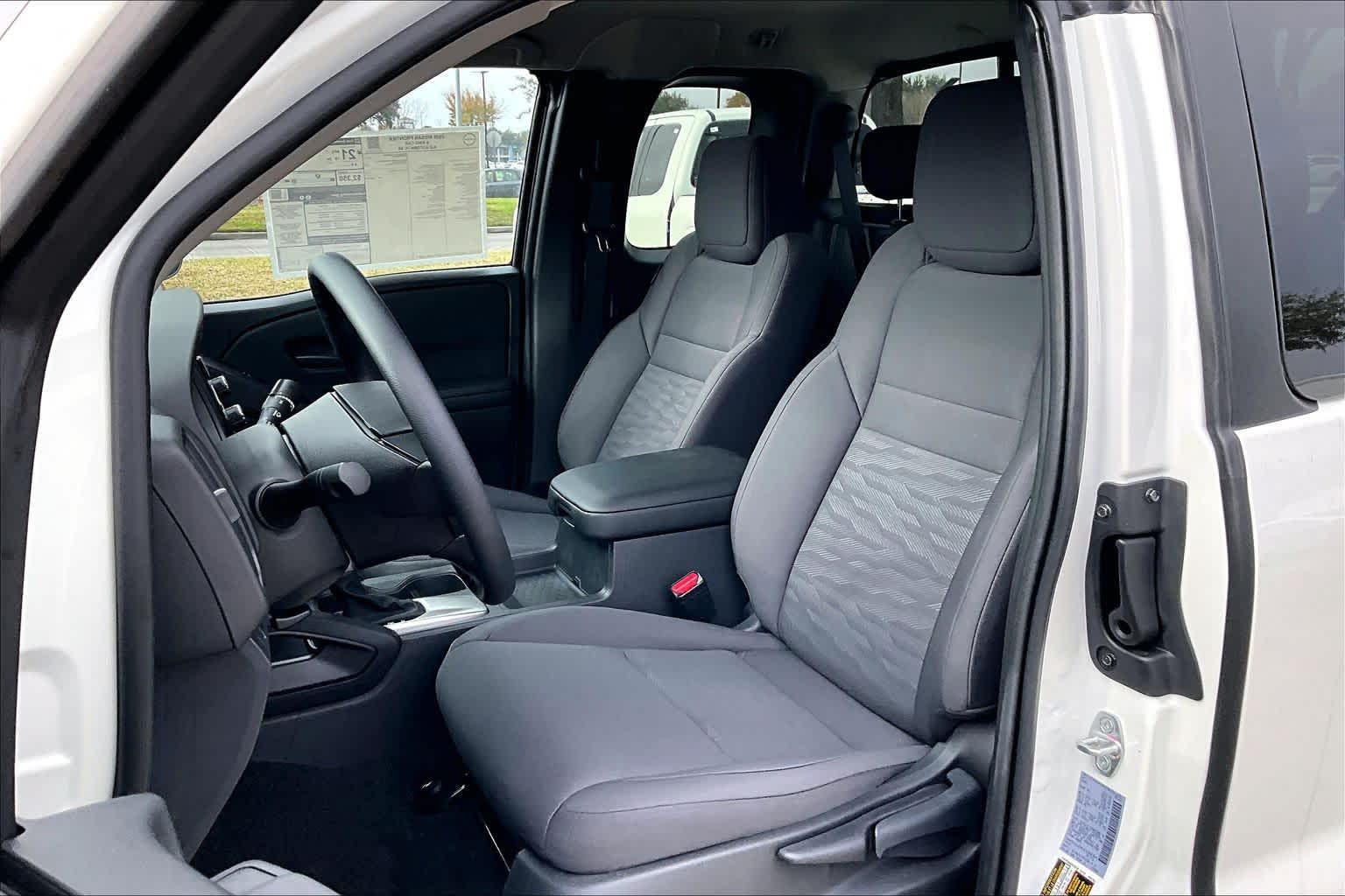 2026 Nissan Frontier S Glacier White at Sterling McCall Nissan