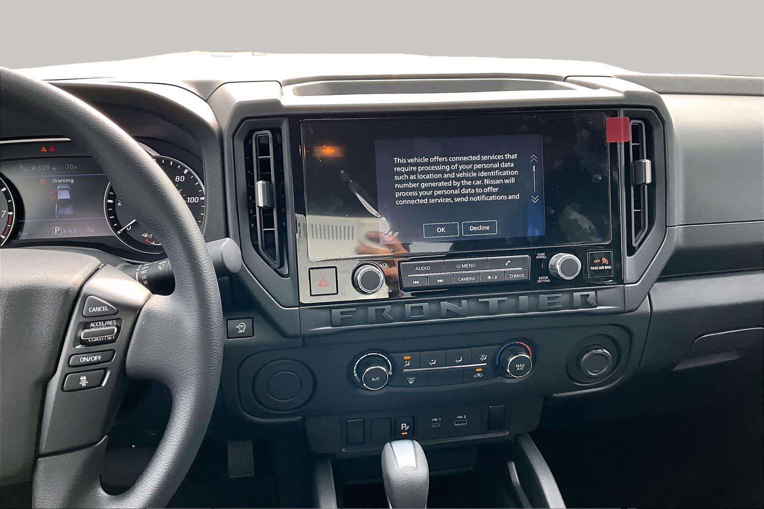 2026 Nissan Frontier S Glacier White at Friendly Ford Crosby
