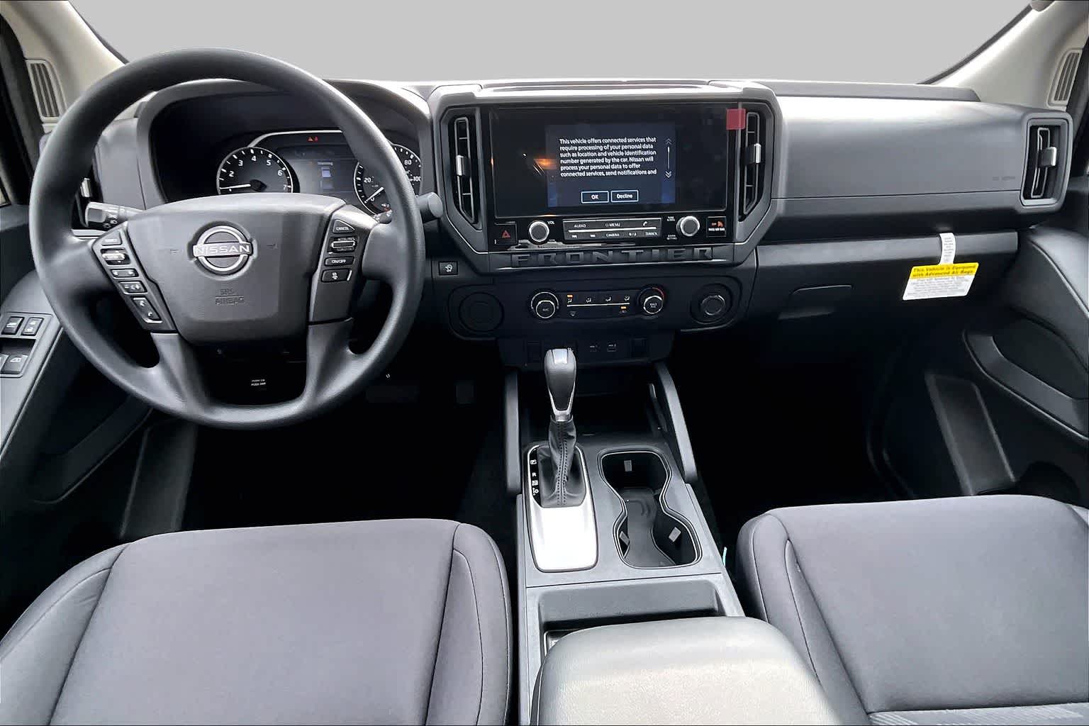 2026 Nissan Frontier S Glacier White at Friendly Ford Crosby