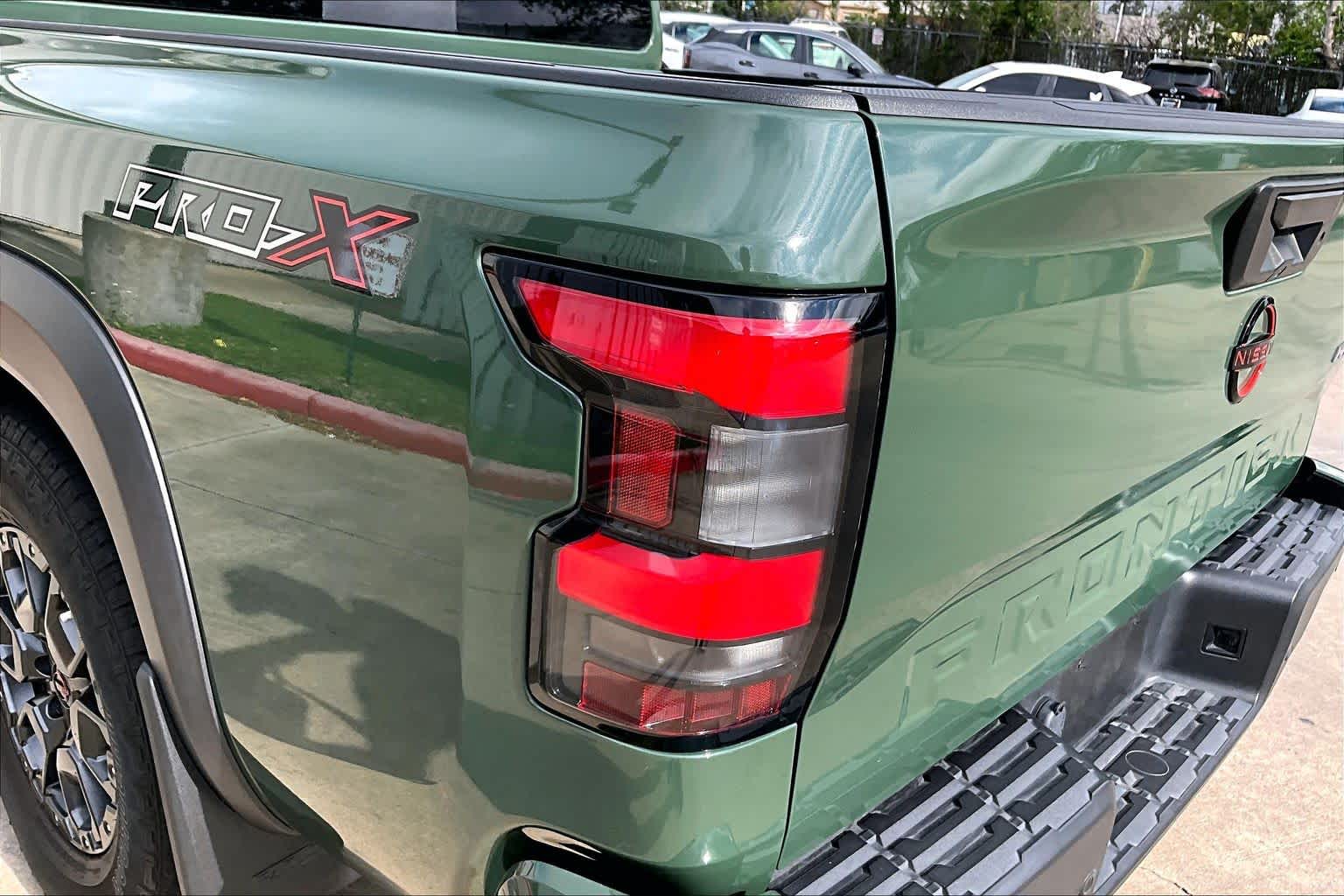 2023 Nissan Frontier PRO-X Tactical Green Metallic at Group 1 GMC Buick South