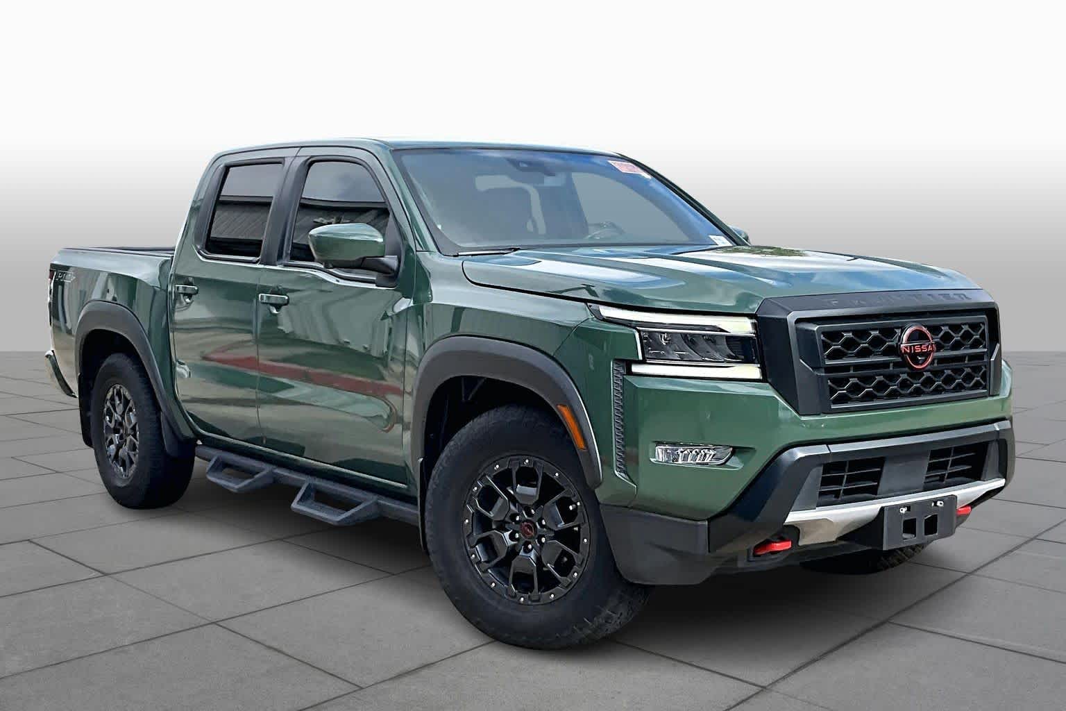 2023 Nissan Frontier PRO-X Tactical Green Metallic at Group 1 GMC Buick South