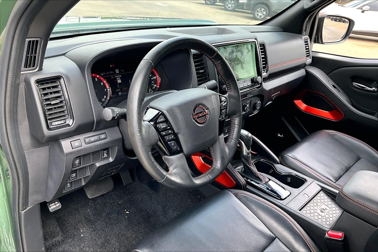 2023 Nissan Frontier PRO-X Tactical Green Metallic at Group 1 GMC Buick South