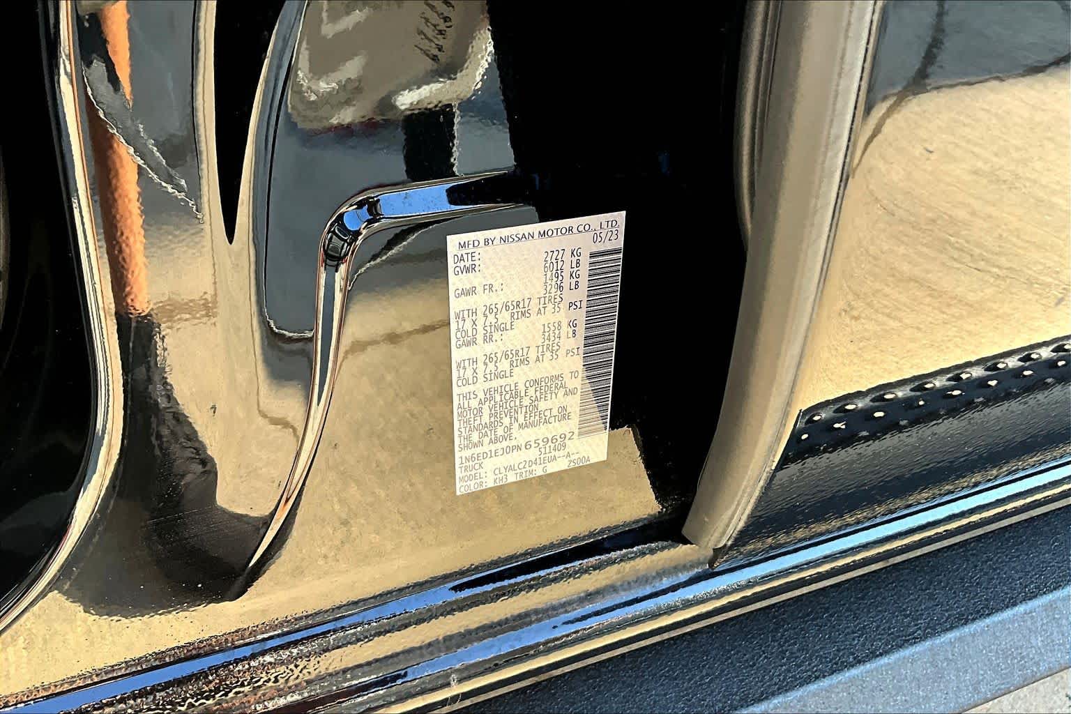 2023 Nissan Frontier SV Super Black at Sterling McCall Nissan