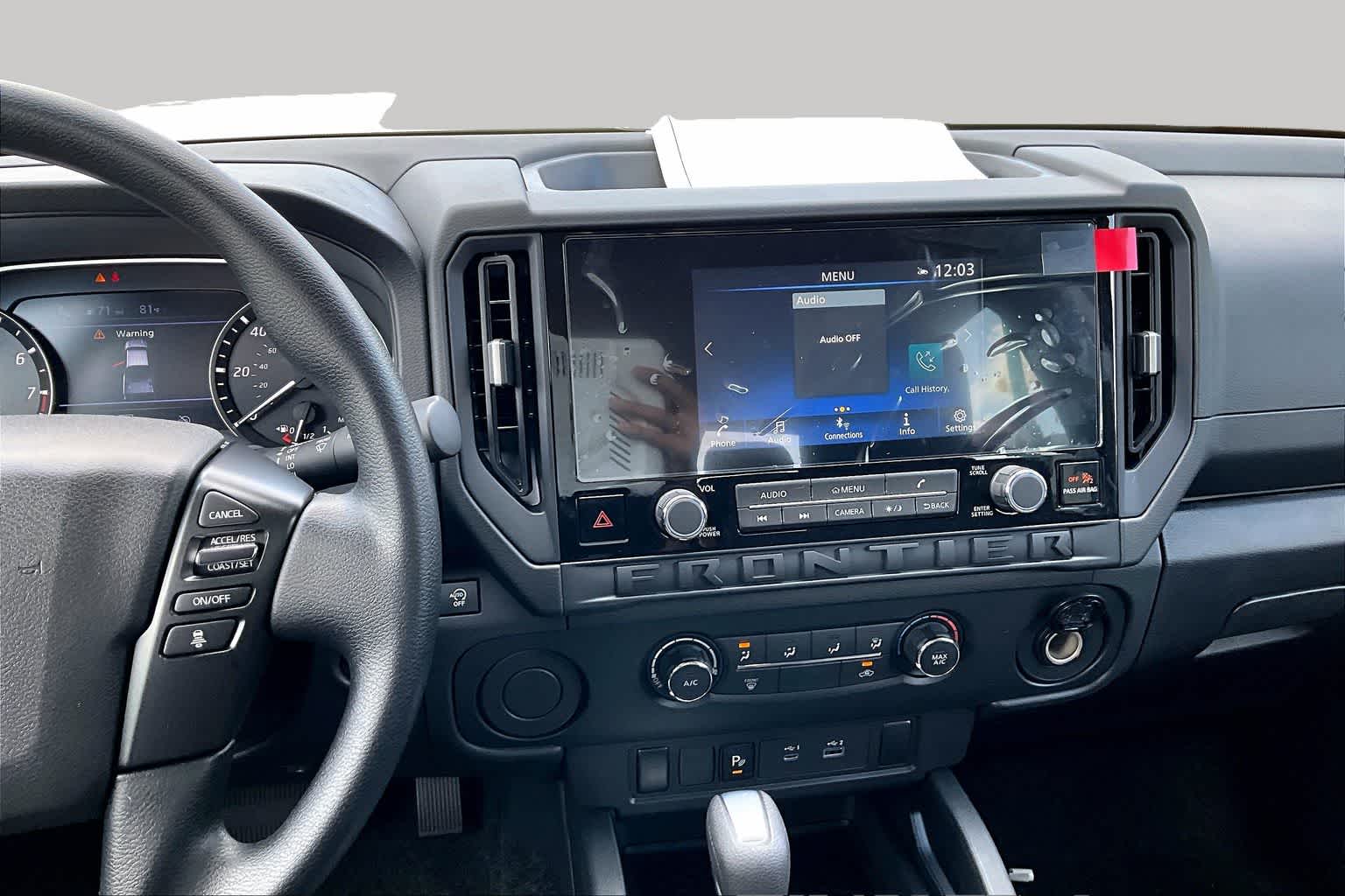2026 Nissan Frontier S Glacier White at Sterling McCall Nissan
