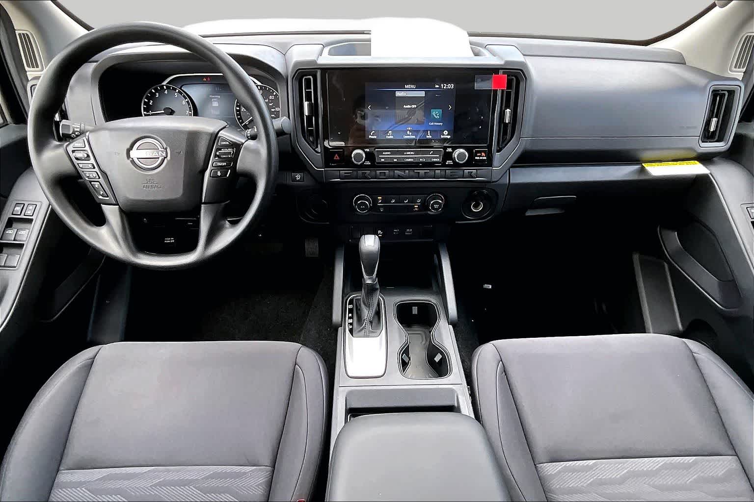 2026 Nissan Frontier S Glacier White at Sterling McCall Nissan