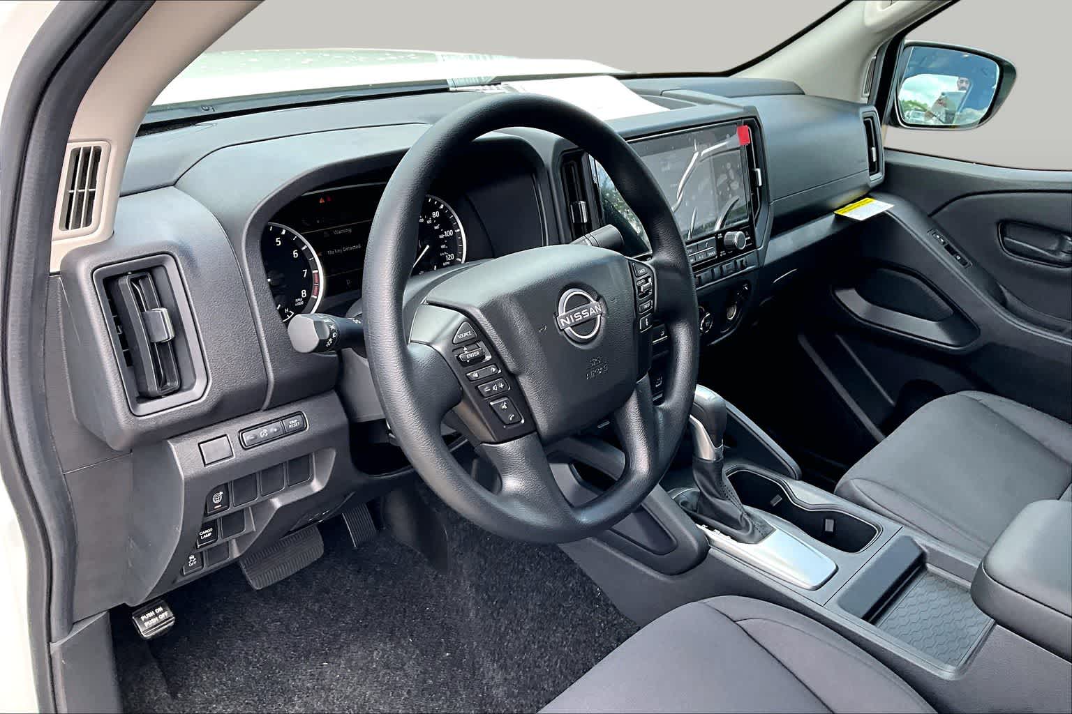 2026 Nissan Frontier S Glacier White at Sterling McCall Nissan