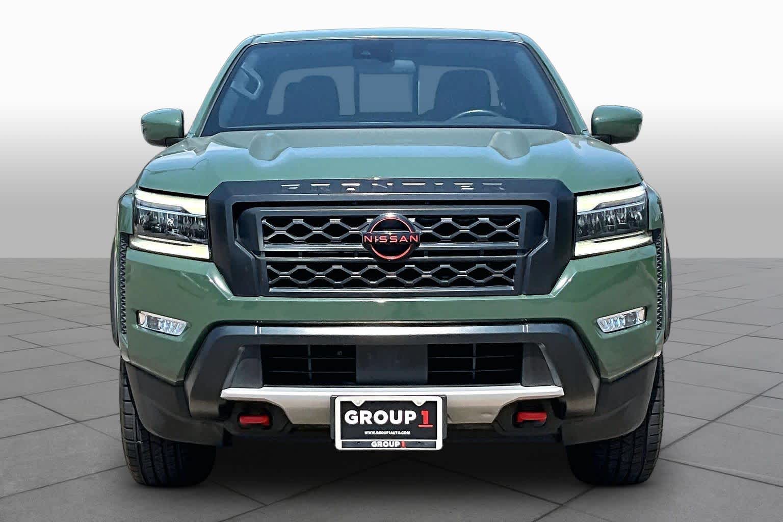 2024 Nissan Frontier PRO-X Tactical Green Metallic at Sterling McCall Nissan